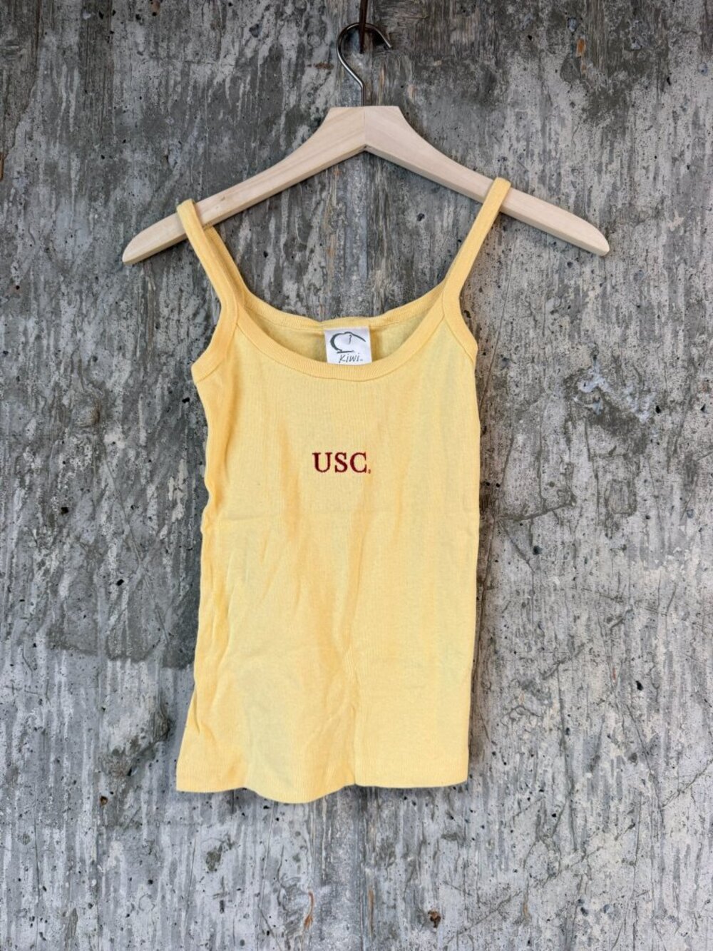 KIWI Women's USC Tank Top Size L In Yellow